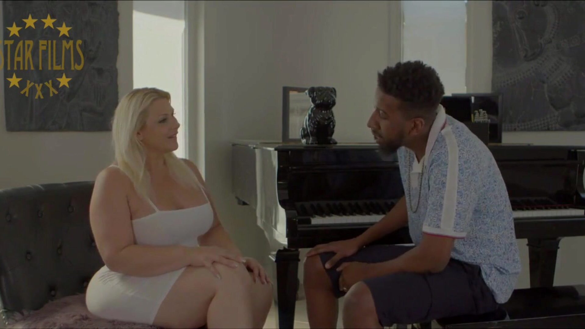 bet fake money - Musicians Hot white female takes music lessons and learns about big black pecker  She receives team-fucked in every posture and takes the load  Black White Sex.  Very HOT!!!