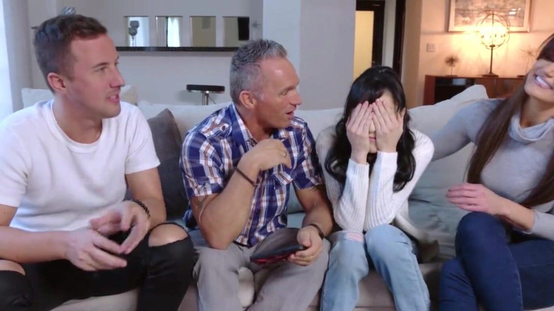 Foster Teen and Mom Fucked By Dad & Brother